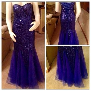 Women’s dress Angel-Fash mermaid corset 12 navy